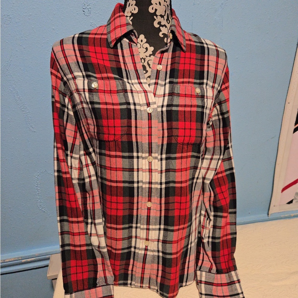 Ralph Lauren Red and Black Checkered Shirt